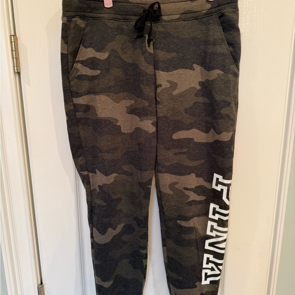 Camo Print Women’s Pink Brand Joggers